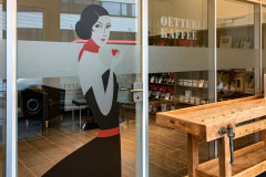 Oetterli & Co. AG /  Milchglas- Sichtschutzfolie bedruckt